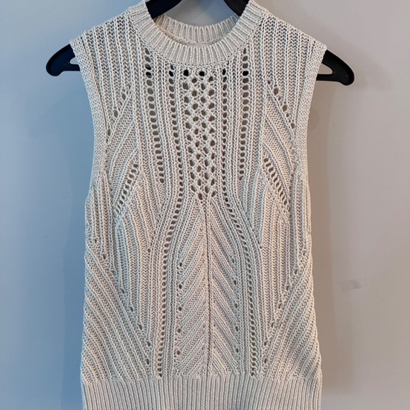 *LOT OF 2*  KNITTED VEST   BANANA REPUBLIC JANETTE COTTON SWEATER TANK sz s - Picture 5 of 15